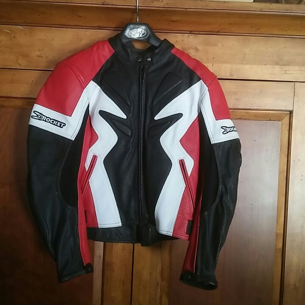 Joe Rocket Leather Motorcycle Jacket